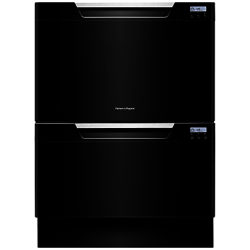 Fisher & Paykel DD60DCHB7 Built-in Double DishDrawer Dishwasher, Black